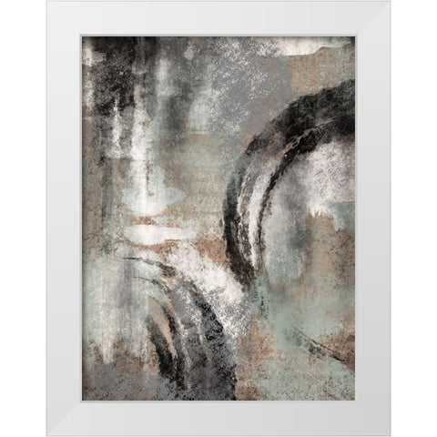 Cavernous Stains White Modern Wood Framed Art Print by Prime, Marcus