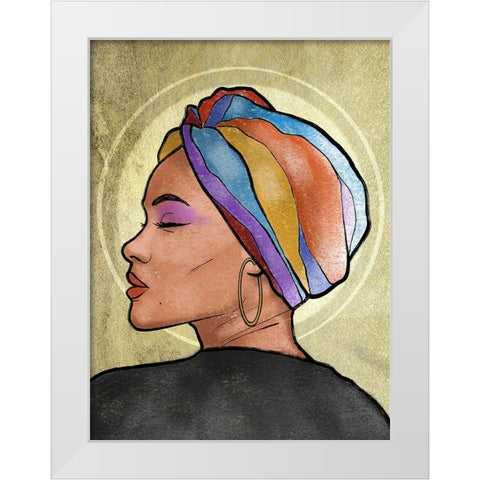 Shinning Princess 1 White Modern Wood Framed Art Print by Prime, Marcus