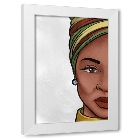 Power And Strength 1 White Modern Wood Framed Art Print by Prime, Marcus