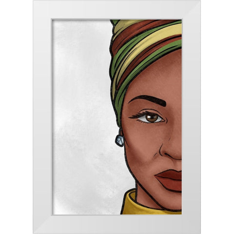 Power And Strength 1 White Modern Wood Framed Art Print by Prime, Marcus