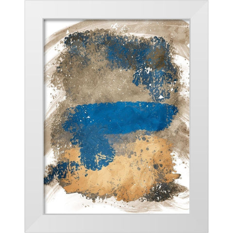 Turbulent Realms White Modern Wood Framed Art Print by Prime, Marcus