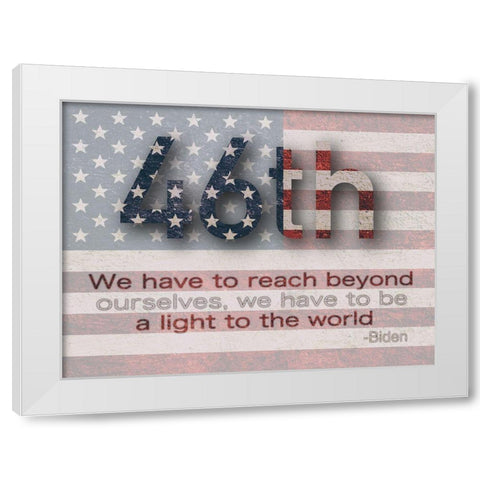 Light To The World White Modern Wood Framed Art Print by Prime, Marcus