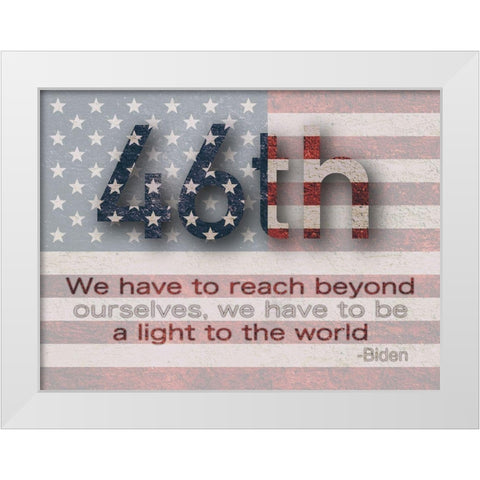 Light To The World White Modern Wood Framed Art Print by Prime, Marcus