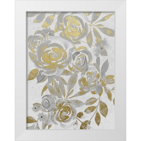 Midas Touch 1 White Modern Wood Framed Art Print by Prime, Marcus