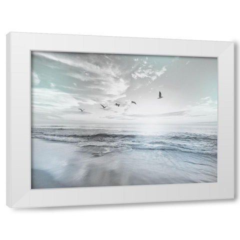 Sea Graced 1 White Modern Wood Framed Art Print by Prime, Marcus