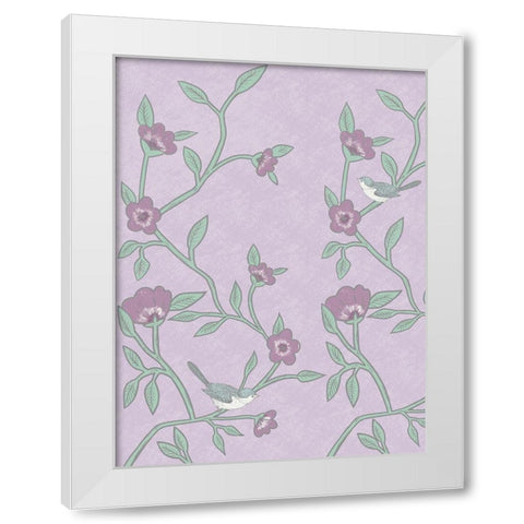 Lilac Nature 1 White Modern Wood Framed Art Print by Prime, Marcus