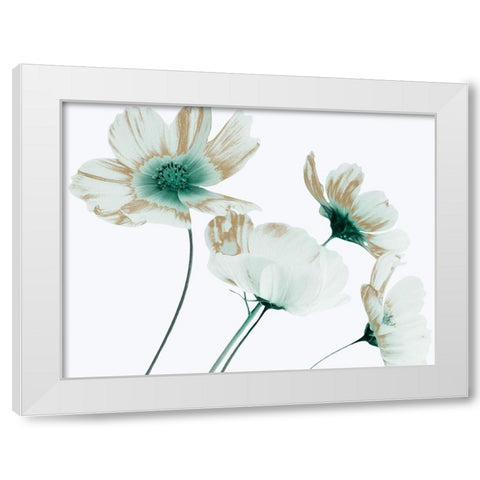 Jaded Metallic 1 White Modern Wood Framed Art Print by Prime, Marcus