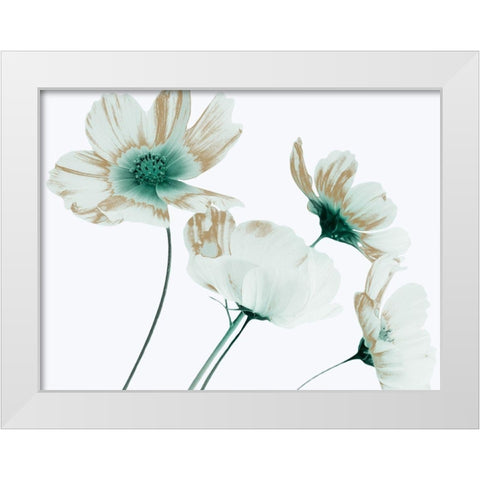 Jaded Metallic 1 White Modern Wood Framed Art Print by Prime, Marcus