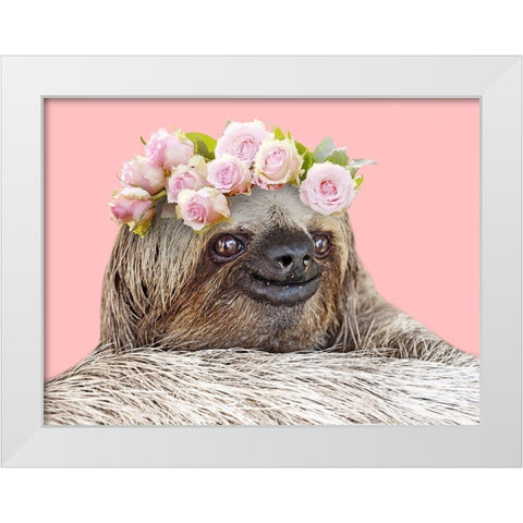 Slow Cutie 1 White Modern Wood Framed Art Print by Prime, Marcus