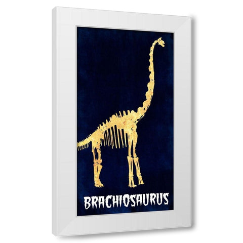 Golden Bones 3 White Modern Wood Framed Art Print by Prime, Marcus