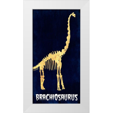 Golden Bones 3 White Modern Wood Framed Art Print by Prime, Marcus