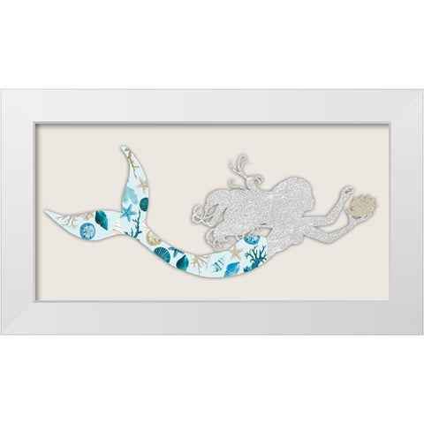 Celestial Mermaid 2 White Modern Wood Framed Art Print by Prime, Marcus