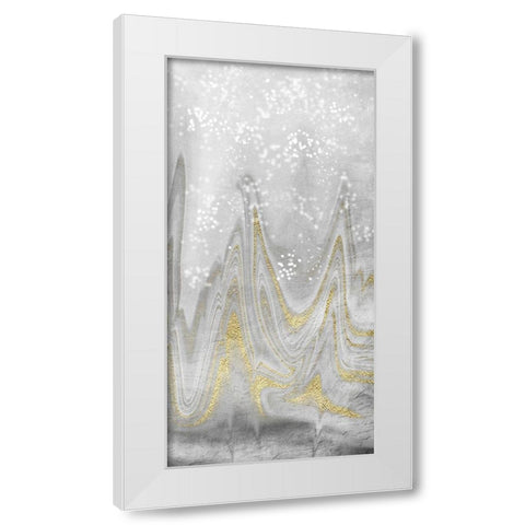 Shimmering Reality 1 White Modern Wood Framed Art Print by Prime, Marcus