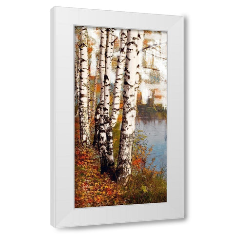 Summer Birch 1 White Modern Wood Framed Art Print by Prime, Marcus