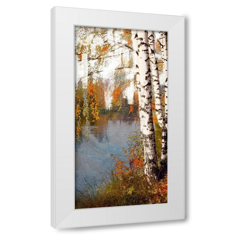 Summer Birch 2 White Modern Wood Framed Art Print by Prime, Marcus