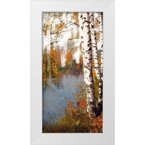 Summer Birch 2 White Modern Wood Framed Art Print by Prime, Marcus