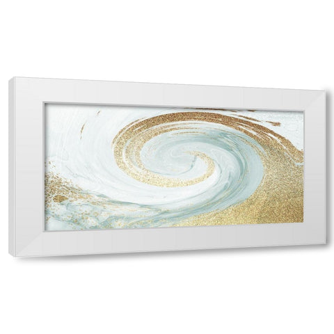 Sandy Wave 1 White Modern Wood Framed Art Print by Prime, Marcus