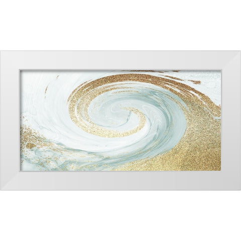 Sandy Wave 1 White Modern Wood Framed Art Print by Prime, Marcus