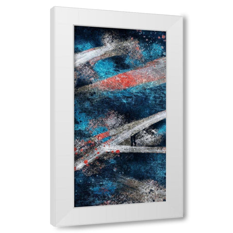 Aegean Distraction 1 White Modern Wood Framed Art Print by Prime, Marcus