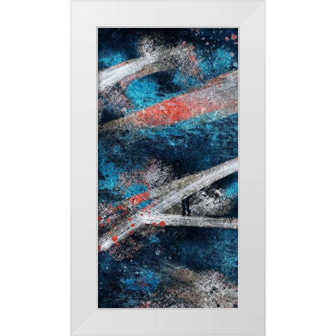 Aegean Distraction 1 White Modern Wood Framed Art Print by Prime, Marcus