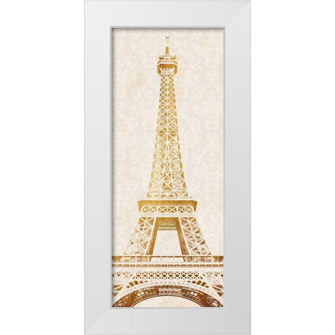 Shining Tower White Modern Wood Framed Art Print by Prime, Marcus