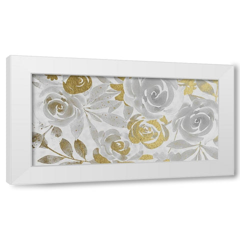 Golden Growth 1 White Modern Wood Framed Art Print by Prime, Marcus