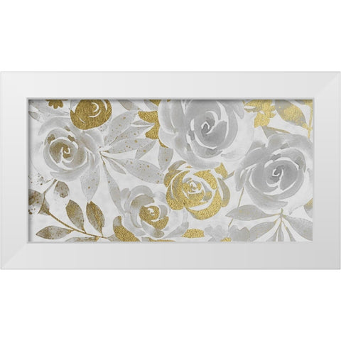 Golden Growth 1 White Modern Wood Framed Art Print by Prime, Marcus