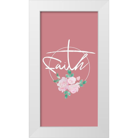 Beautiful Faith White Modern Wood Framed Art Print by Prime, Marcus