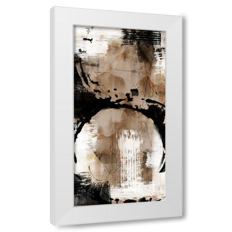 Golden Distressed 1 White Modern Wood Framed Art Print by Prime, Marcus