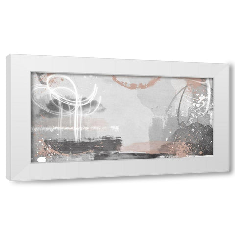 Blush Rush 1 White Modern Wood Framed Art Print by Prime, Marcus