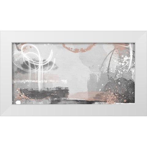 Blush Rush 1 White Modern Wood Framed Art Print by Prime, Marcus