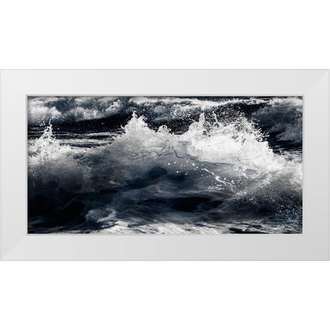 Broken Tide 1 White Modern Wood Framed Art Print by Prime, Marcus