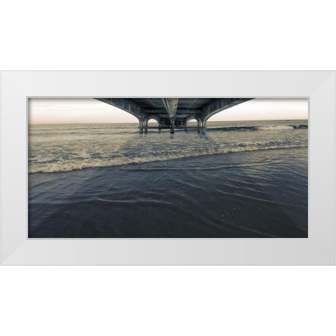 Bridge Of Dreams 1 White Modern Wood Framed Art Print by Prime, Marcus