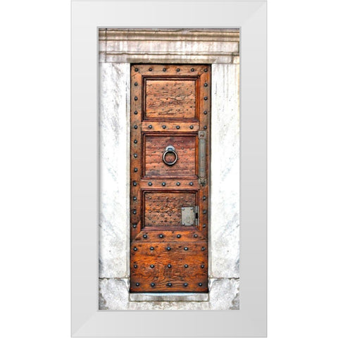 Welcoming Door White Modern Wood Framed Art Print by Prime, Marcus