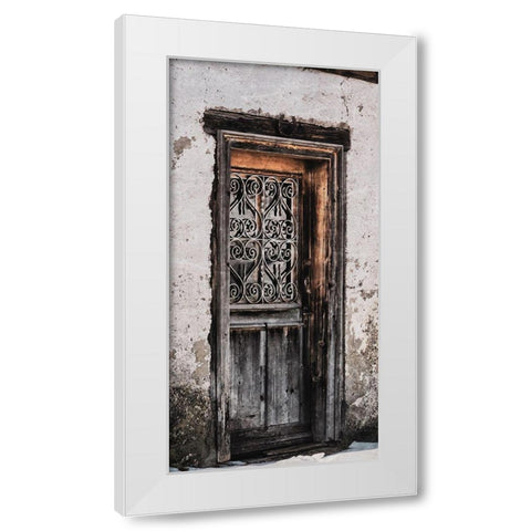 Buckaroo Door White Modern Wood Framed Art Print by Prime, Marcus