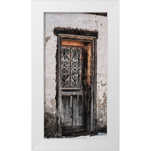 Buckaroo Door White Modern Wood Framed Art Print by Prime, Marcus