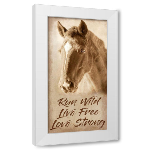 Live Free 1 White Modern Wood Framed Art Print by Prime, Marcus