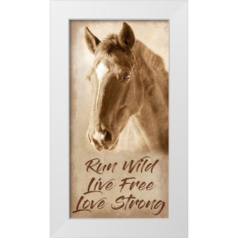 Live Free 1 White Modern Wood Framed Art Print by Prime, Marcus