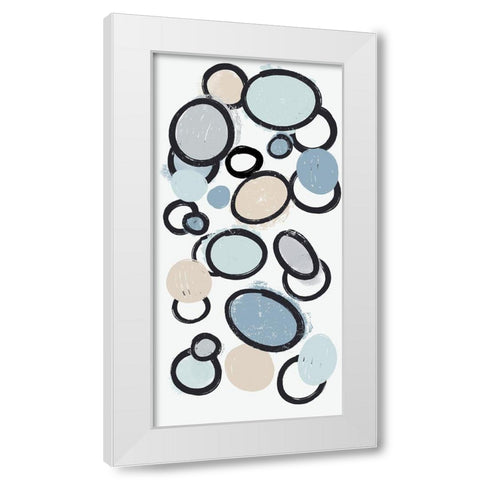 Interior Peace White Modern Wood Framed Art Print by Prime, Marcus