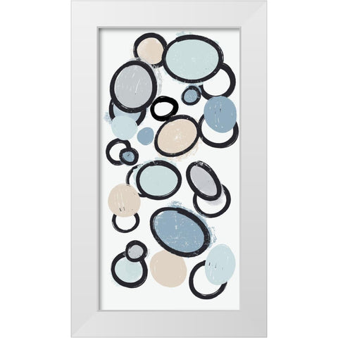 Interior Peace White Modern Wood Framed Art Print by Prime, Marcus