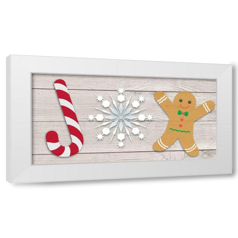 Winter Joy White Modern Wood Framed Art Print by Prime, Marcus