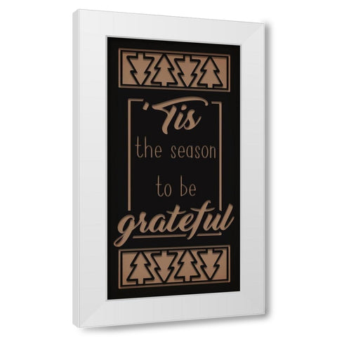 Grateful Season White Modern Wood Framed Art Print by Prime, Marcus