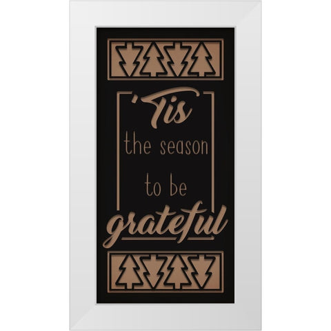 Grateful Season White Modern Wood Framed Art Print by Prime, Marcus
