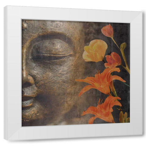 Floral Zen 2 White Modern Wood Framed Art Print by Prime, Marcus