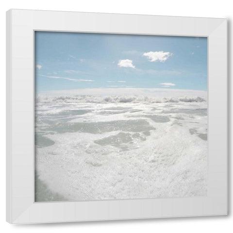 Bubbles In The Sea 2 White Modern Wood Framed Art Print by Prime, Marcus