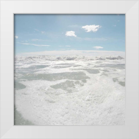 Bubbles In The Sea 2 White Modern Wood Framed Art Print by Prime, Marcus