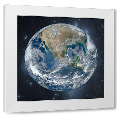 Earth Of Wonder 2 White Modern Wood Framed Art Print by Prime, Marcus