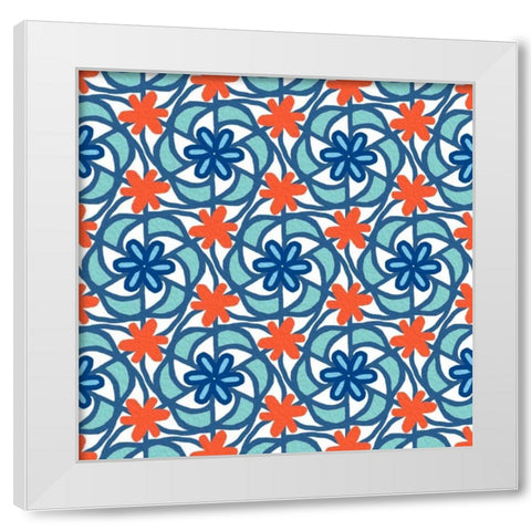 Mandala 2 White Modern Wood Framed Art Print by Prime, Marcus