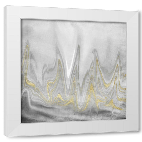 Twisted Reality White Modern Wood Framed Art Print by Prime, Marcus