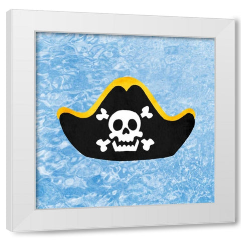 Pirates Hat White Modern Wood Framed Art Print by Prime, Marcus